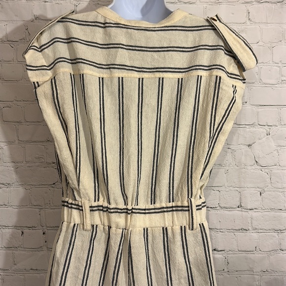 Zara cream & navy romper - Picture 7 of 8